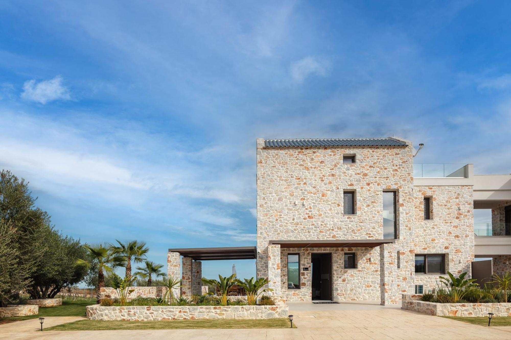 Oinolithos Luxury Villas Kalamaki  Ngoại thất bức ảnh
