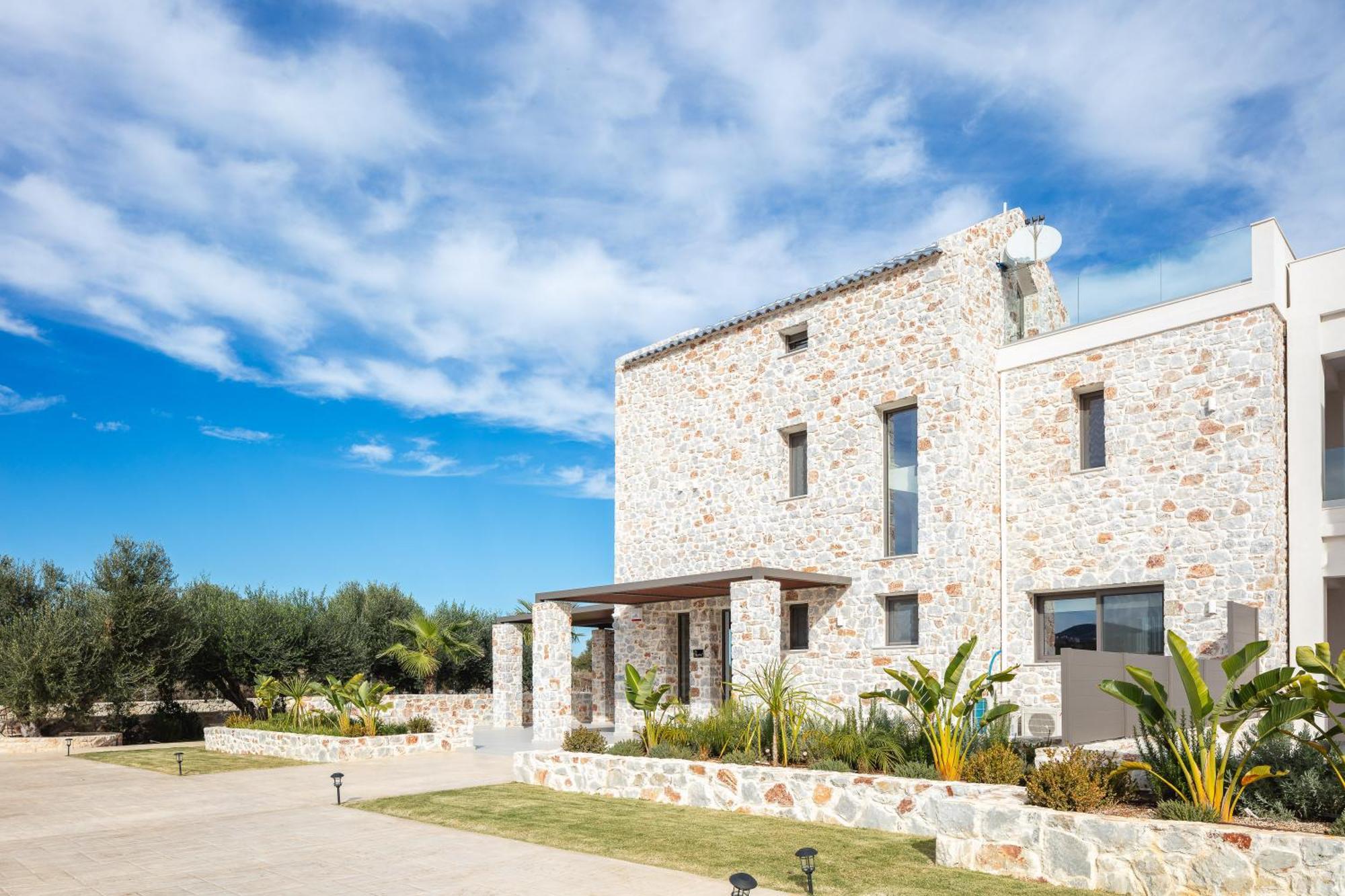 Oinolithos Luxury Villas Kalamaki  Ngoại thất bức ảnh