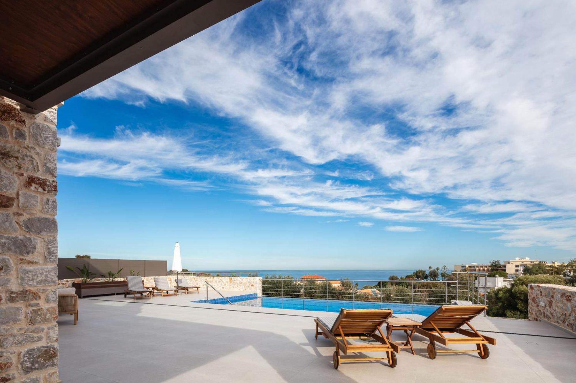 Oinolithos Luxury Villas Kalamaki  Ngoại thất bức ảnh