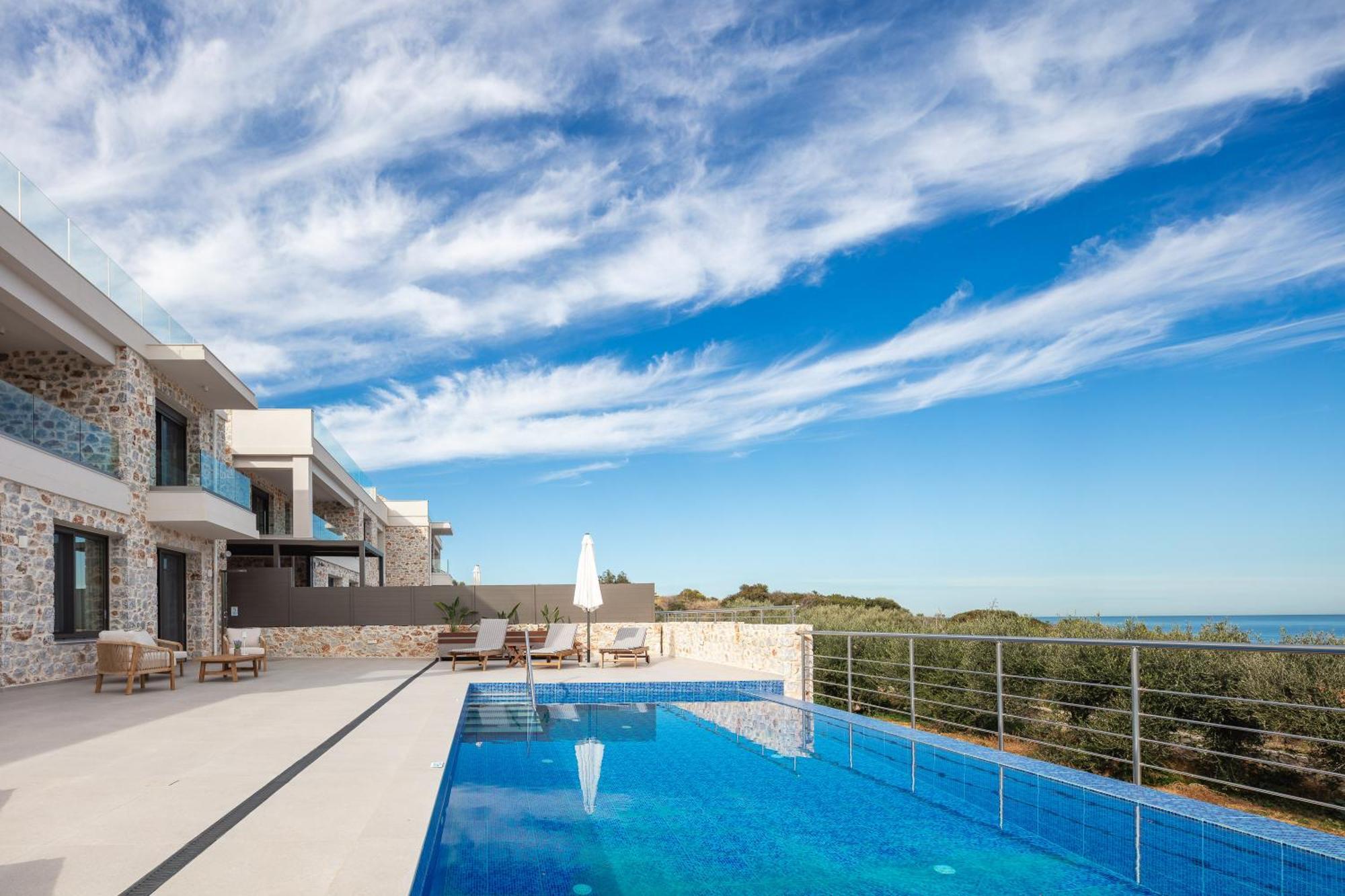 Oinolithos Luxury Villas Kalamaki  Ngoại thất bức ảnh