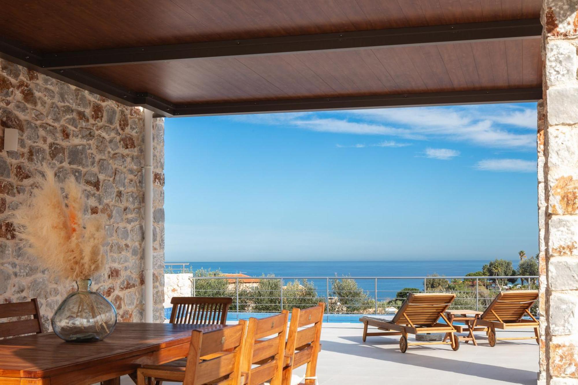 Oinolithos Luxury Villas Kalamaki  Ngoại thất bức ảnh