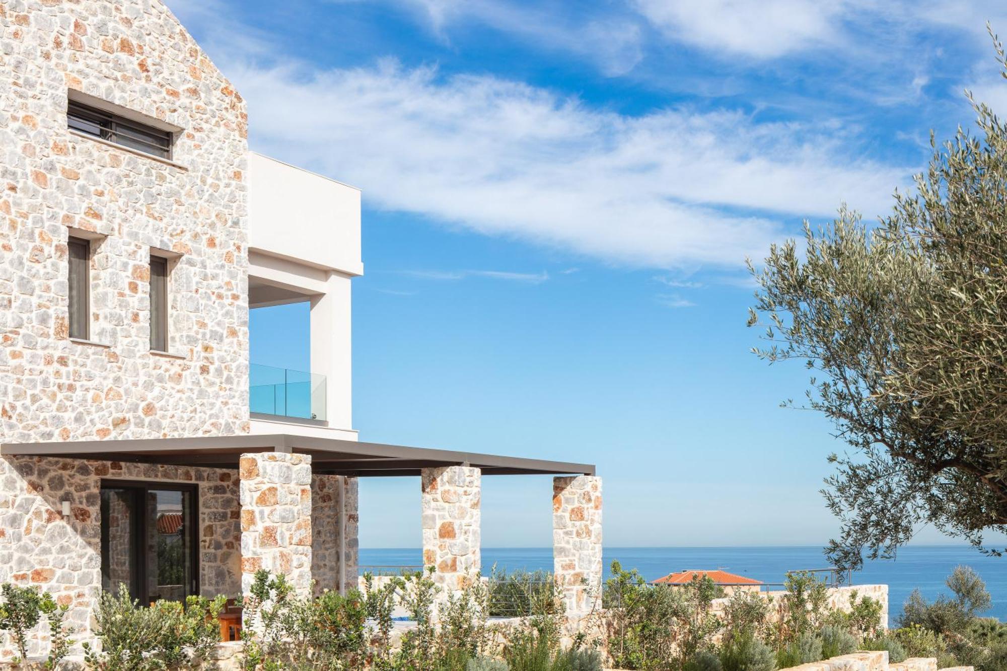 Oinolithos Luxury Villas Kalamaki  Ngoại thất bức ảnh