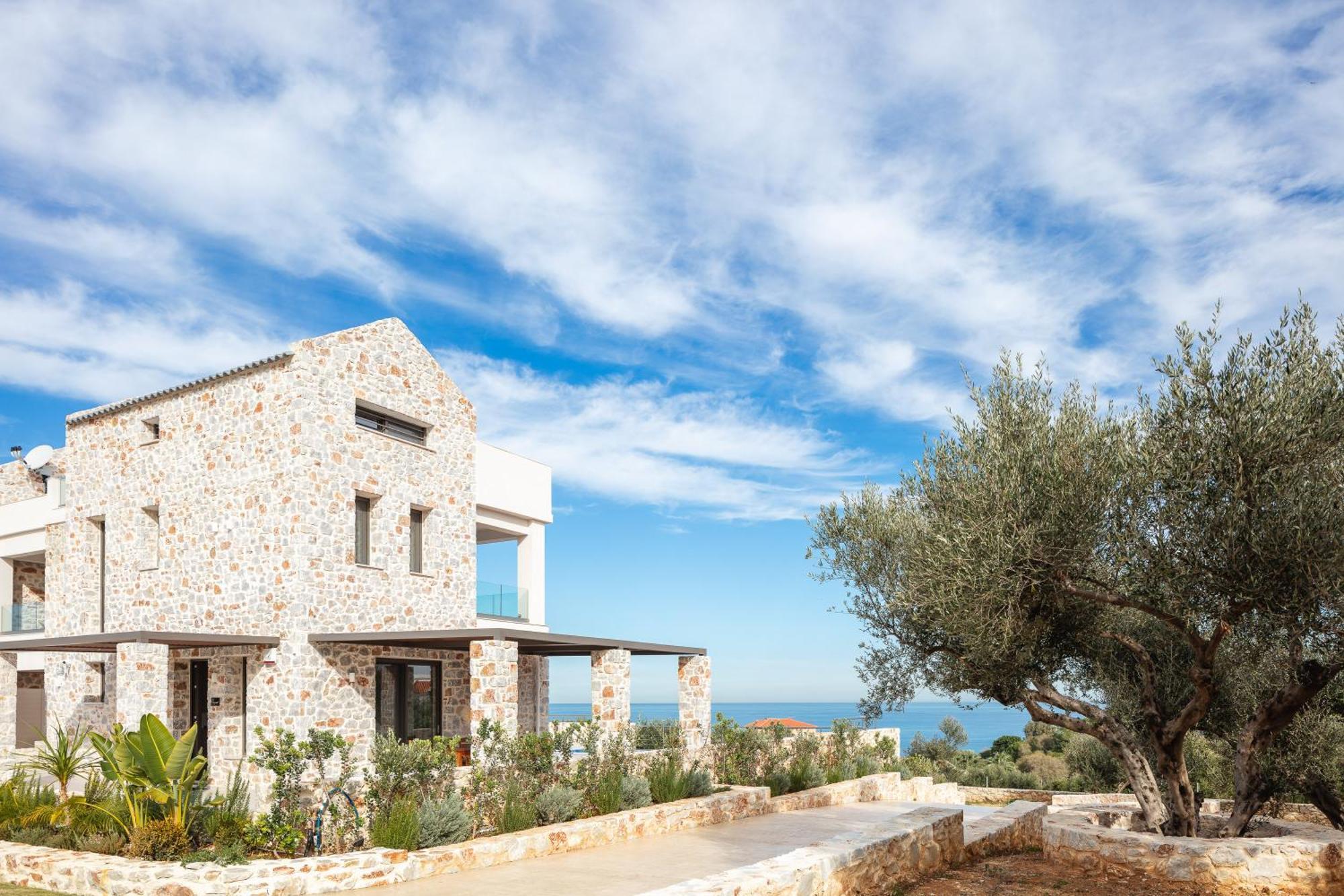 Oinolithos Luxury Villas Kalamaki  Ngoại thất bức ảnh