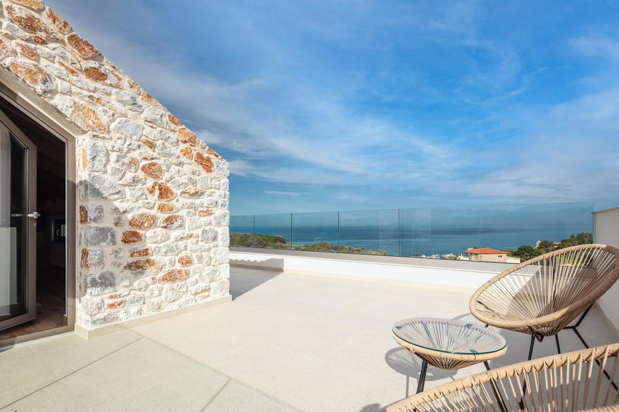 Oinolithos Luxury Villas Kalamaki  Ngoại thất bức ảnh